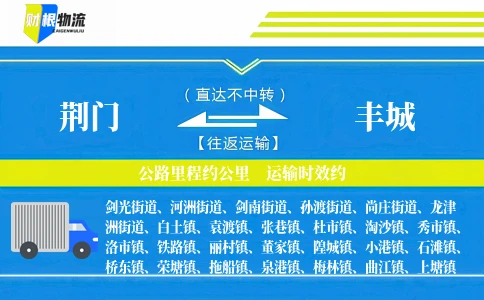荆门到丰城物流公司