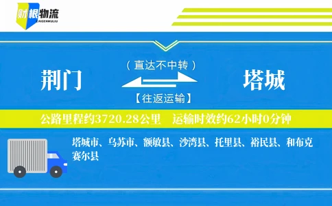 荆门到塔城物流公司