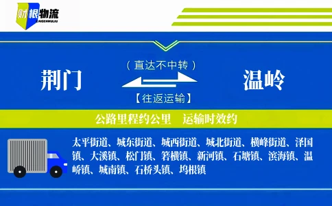 荆门到温岭物流公司