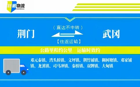 荆门到武冈物流公司