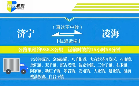济宁到凌海物流公司