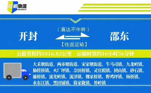 开封到邵东物流公司