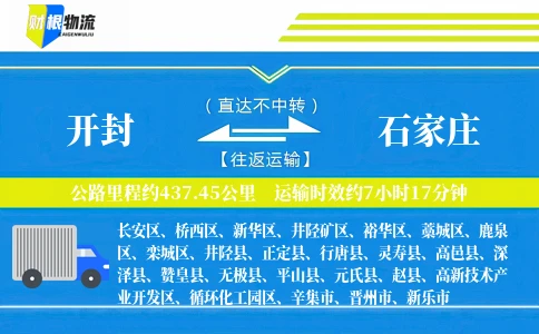 开封到石家庄物流公司