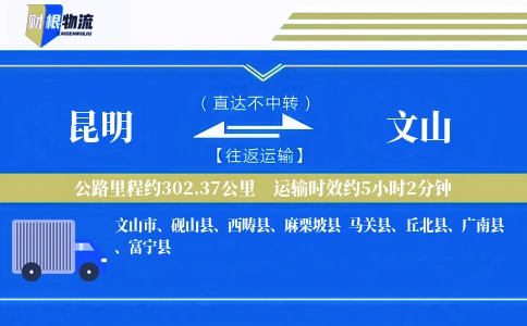 昆明到文山物流公司