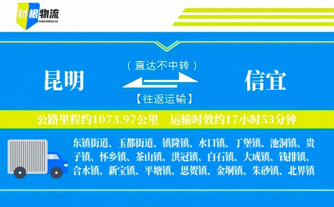 昆明到信宜物流公司
