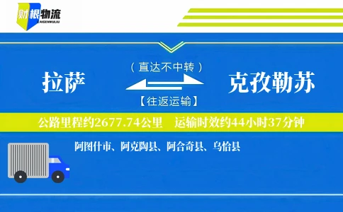 拉萨到克孜勒苏物流公司