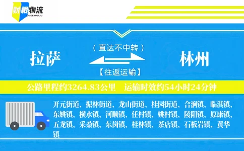 拉萨到林州物流公司