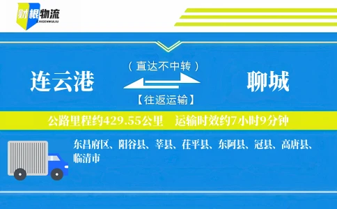 连云港到聊城物流公司