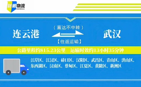 连云港到武汉物流公司