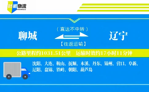 聊城到辽宁物流公司