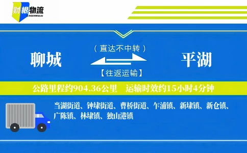 聊城到平湖物流公司
