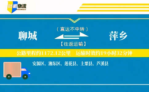 聊城到萍乡物流公司