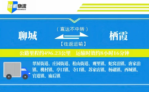 聊城到栖霞物流公司