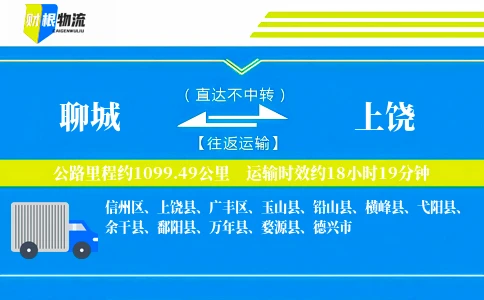 聊城到上饶物流公司
