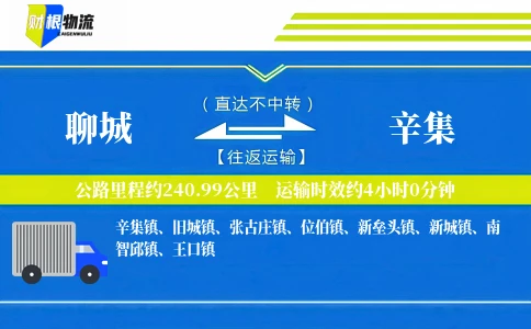 聊城到辛集物流公司
