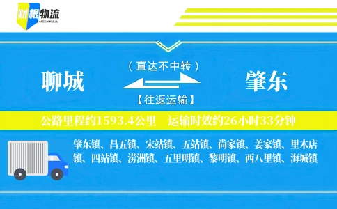 聊城到肇东物流公司