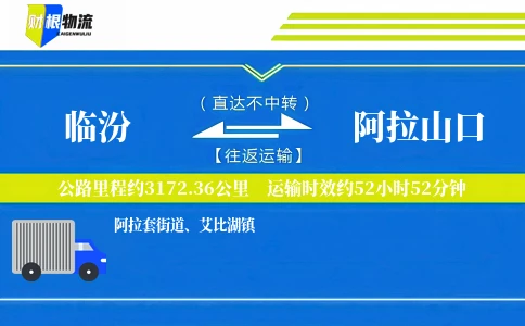 临汾到阿拉山口物流公司