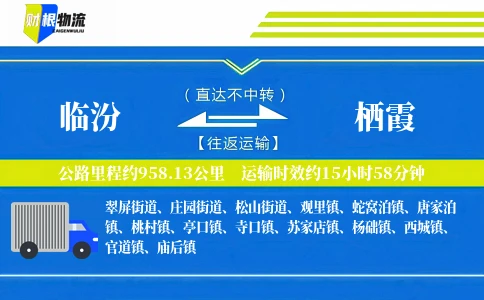 临汾到栖霞物流公司