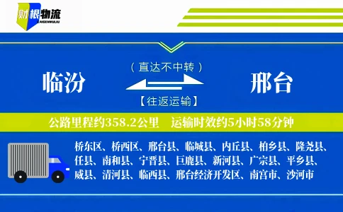 临汾到邢台物流公司
