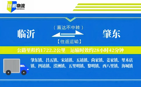 临沂到肇东物流公司