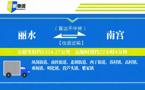 丽水到南宫物流公司