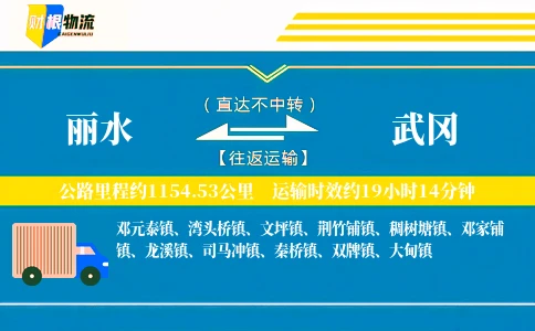 丽水到武冈物流公司