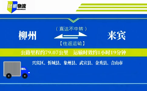 柳州到来宾物流公司