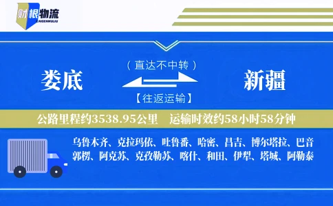 娄底到新疆物流公司
