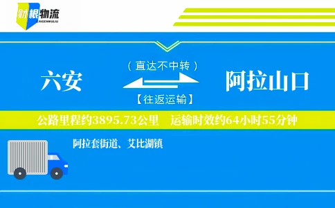六安到阿拉山口物流公司