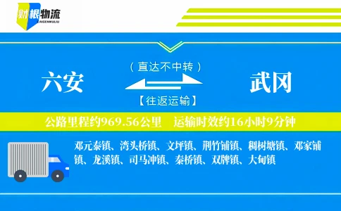 六安到武冈物流公司