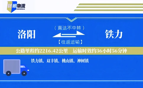 洛阳到铁力物流公司