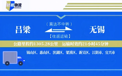 吕梁到无锡物流公司