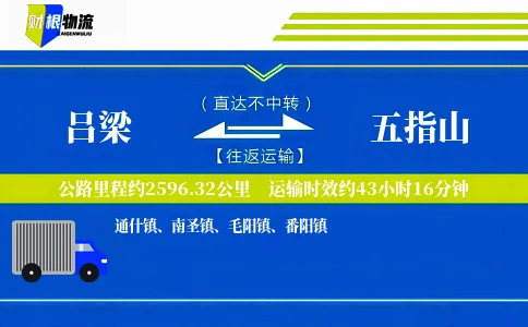 吕梁到五指山物流公司