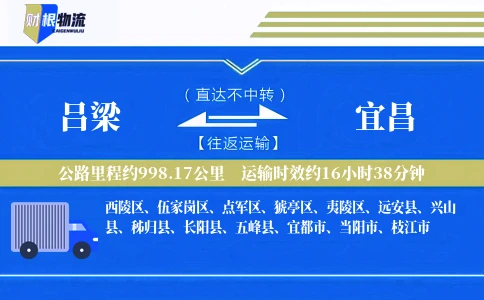 吕梁到宜昌物流公司