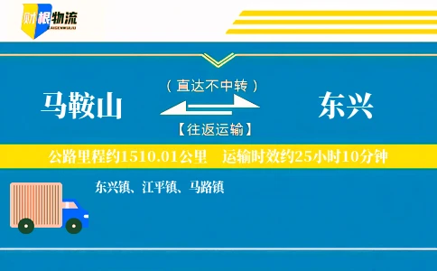 马鞍山到东兴物流公司
