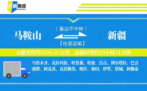 马鞍山到新疆物流公司