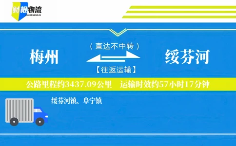 梅州到绥芬河物流公司