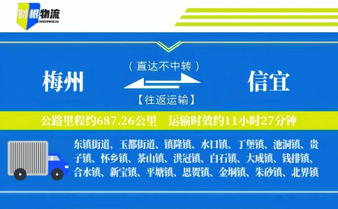 梅州到信宜物流公司