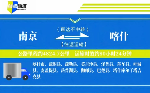 南京到喀什物流公司