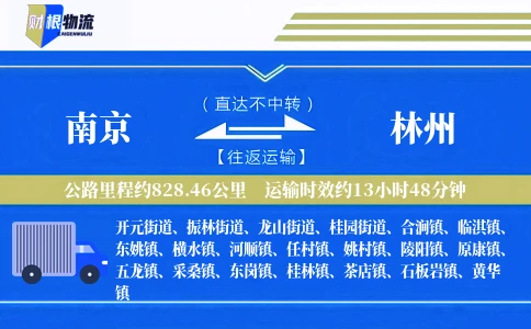 南京到林州物流公司