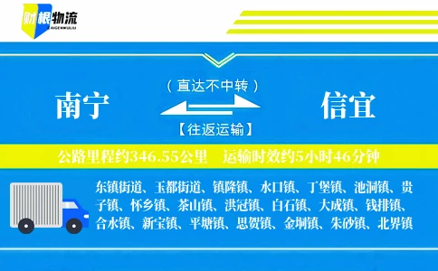南宁到信宜物流公司