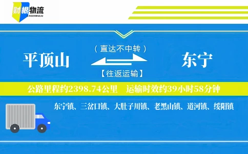 平顶山到东宁物流公司