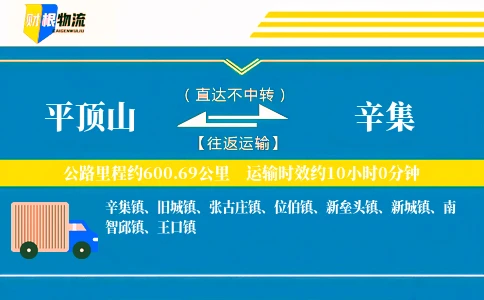 平顶山到辛集物流公司