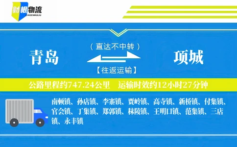 青岛到项城物流公司