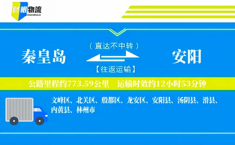 秦皇岛到安阳物流公司