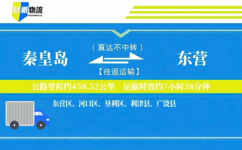 秦皇岛到东营物流公司
