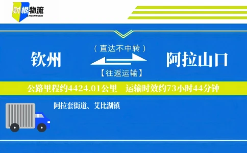 钦州到阿拉山口物流公司