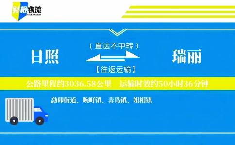 日照到瑞丽物流公司