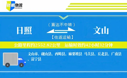 日照到文山物流公司