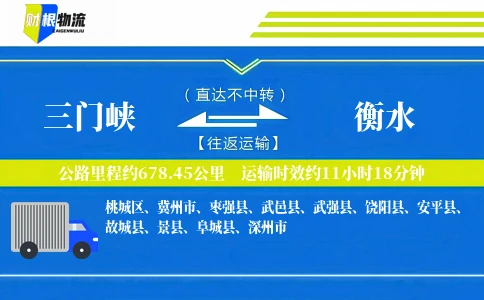 三门峡到衡水物流公司